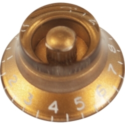 Top hat knob, gold