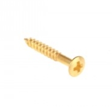 Humbucker Mounting Ring Screws gold, 4 p.