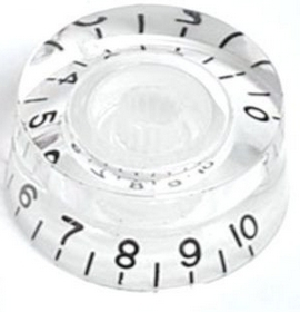 Speed bouton, transparent avec des nombres noirs