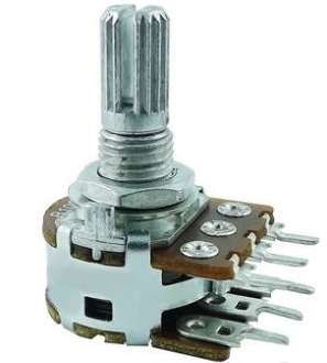 ALPHA 100K log mini potentiomtre, stereo 16mm