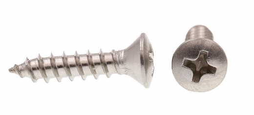 oval head screws for amp corners with recessed screw holes