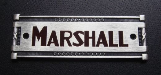Marshall coffin block logo plaque JTM1