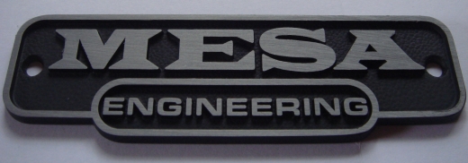 Mesa Boogie logo, Engineering, Metall