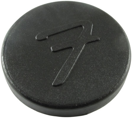 Fender cap, black plastic