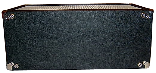 Fender style Speaker cabinet 2x12" silver-black grill / black tolex