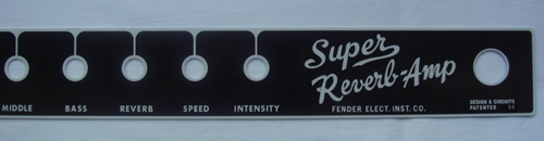 Faceplate Super Reverb blackface