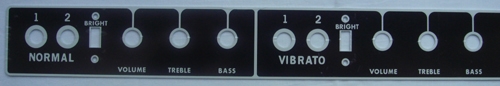 Faceplate Vibroverb amp Fender