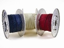 cloth covered wire, awg 20, solid brown