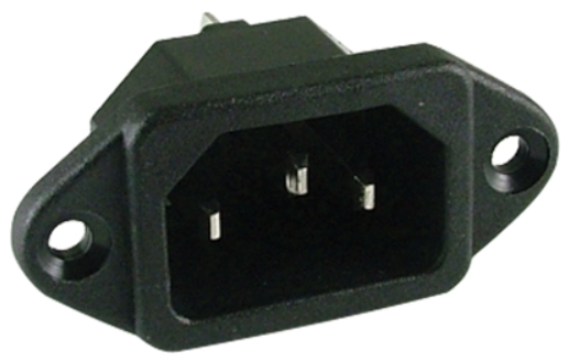 Receptacle power cord, IEC