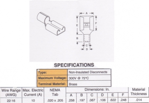 Solderless terminals for speakers