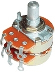 ALPHA dual 10K log Potentiometer, 24mm