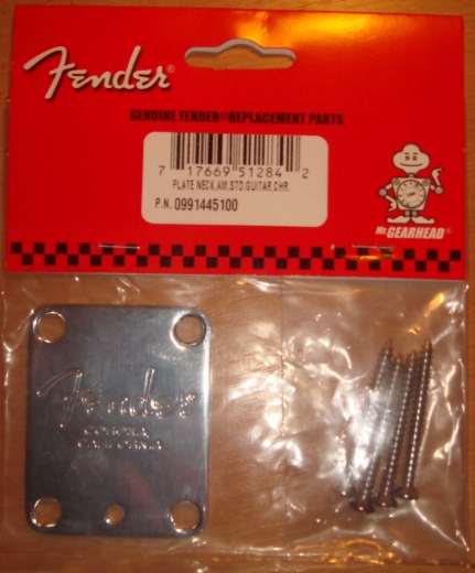 Fender neckplate/corona American Standard guitar