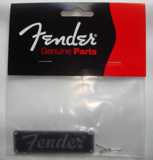 Fender Tweed Amp Logo, schwarz