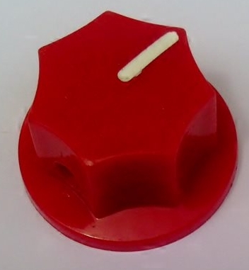 Pointer Knob Classic Small, red