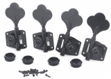 Set de 4 mécanique pour basse électrique 2L/2R, noir
