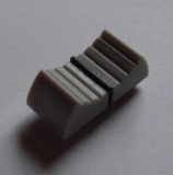 Tête de bouton à glissière gris 24 mm