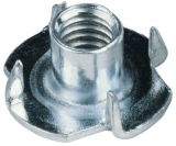 Écrou en T, zinc, diamètre #10/32