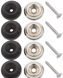 Verstärker Füße, Metall mit Gummieinlage, klein, 4er Set