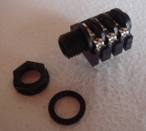 prise en plastique 6,35 mm, plastique long pins