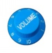 bouton de Strat, volume bleu