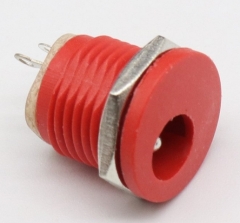 DC Buchse 2,1 mm, isoliert, rot