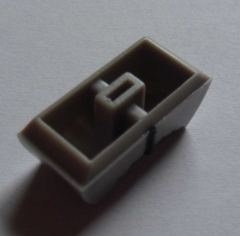 Slide control knob, gray with black line 24 mm
