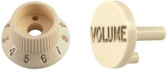 Fender Strat S-1 Switch Knob + Cap, 2 p. set, aged white