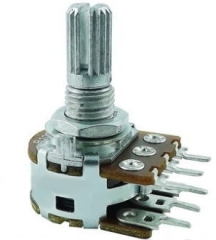 ALPHA 500 Ohm lin mini potentiomtre, stereo 16mm