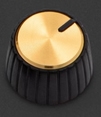 Marshall MG Potiknopf gold cap D-Achse zum Aufstecken, 8 St.