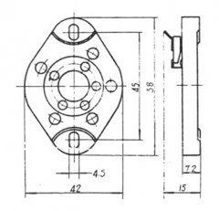 UX5 Keramik Rhrensockel, 807