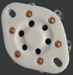 UX6 Keramik Röhrensockel, 310A, 6C6, 6D6