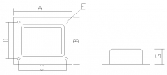 Transformer cover EI86