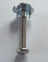 speaker mounting screws with t-nuts, 1-1/4, stailess