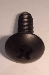 Flach-rund-Kopfschrauben, Kreuzschlitz 5/8 (1,59 cm), brniert