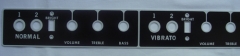 Faceplate Super Reverb blackface