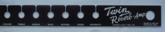 Faceplate fr Fender Twin Reverb