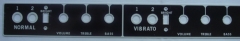 faceplate / front panel for Vibroverb amp