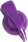pointer knob purple, chicken head style