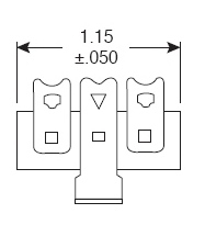 Terminal strip 3 lug