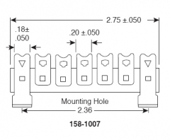 Terminal strip 7 lug