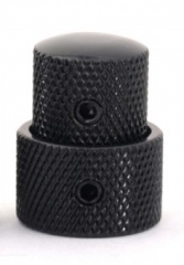 Stacked Knob Concentric, black