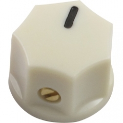 Pointer Knob Classic Small, Fluted cream