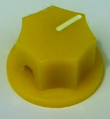 Pointer Knob Classic Small, yellow